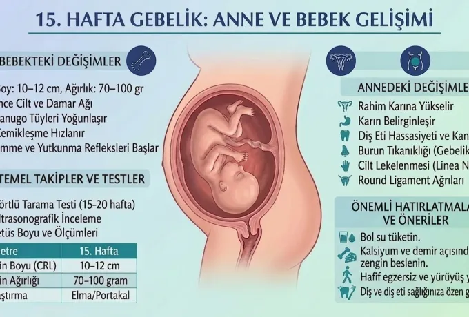 15 hafta gebelik