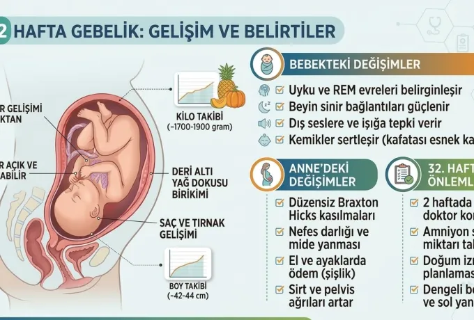 32 hafta gebelik