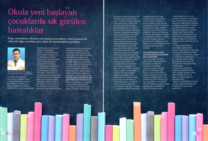 Okula Yeni Başlayan Çocuklarda Sık Görülen Hastalıklar