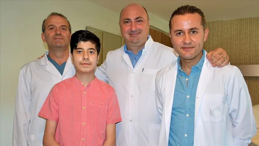 16 yaşındaki Sinan'a bayram hediyesi 'kalp'