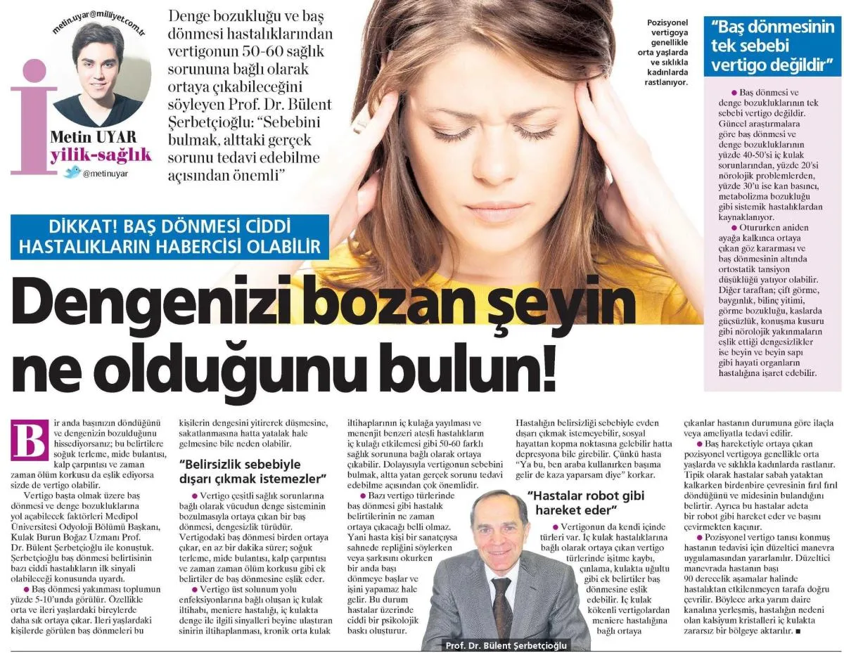 Baş Dönmesi Ciddi Hastalıkların Habercisi Olabilir
