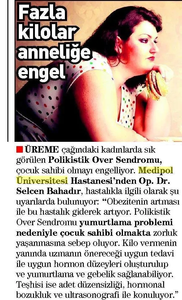 Fazla kilolar anneliğe engel