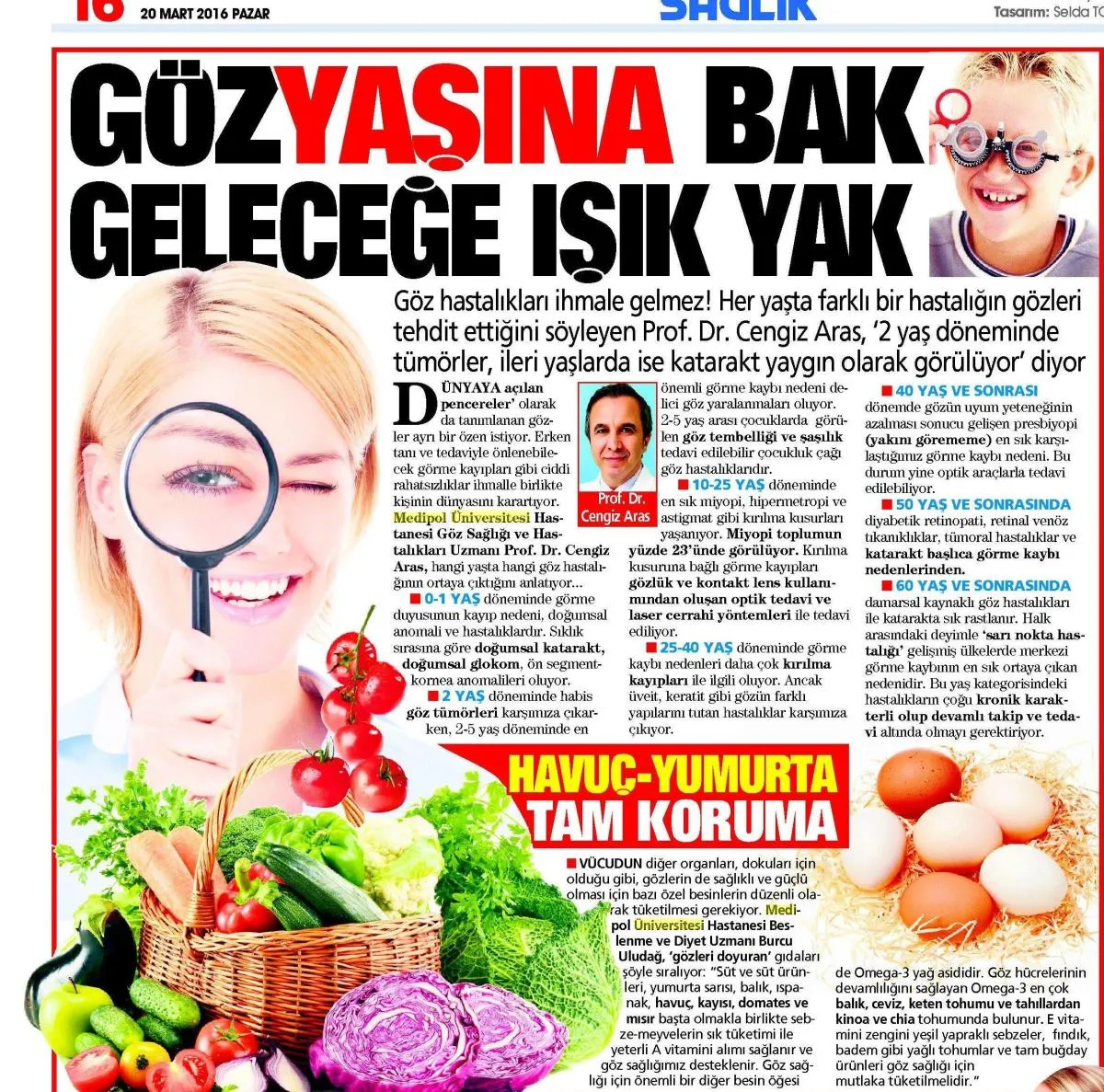Gözyaşına bak geleceğe ışık yak