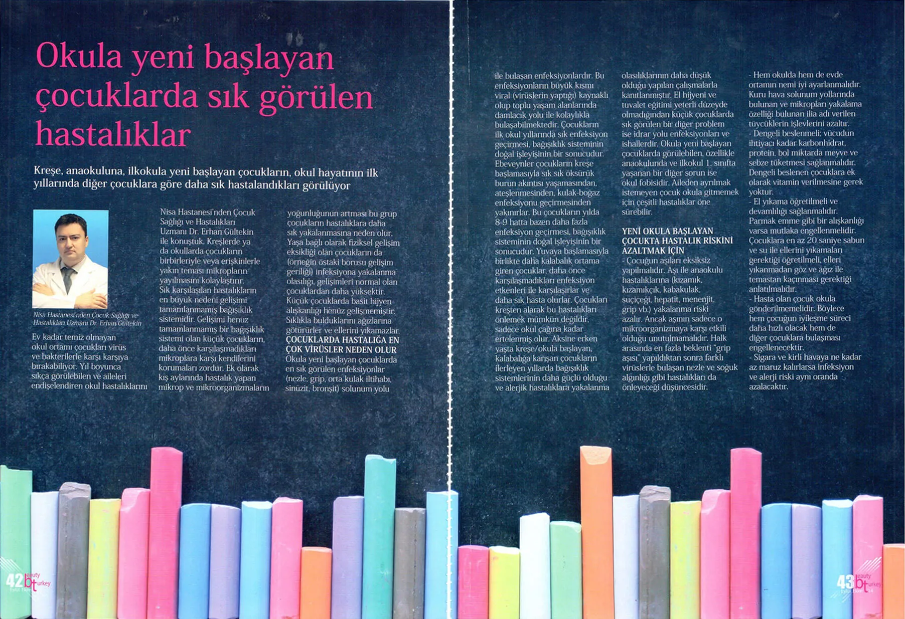 Okula Yeni Başlayan Çocuklarda Sık Görülen Hastalıklar