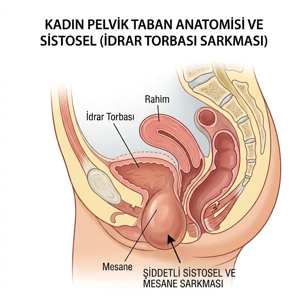 İdrar Torbası Sarkması (Sistosel) 