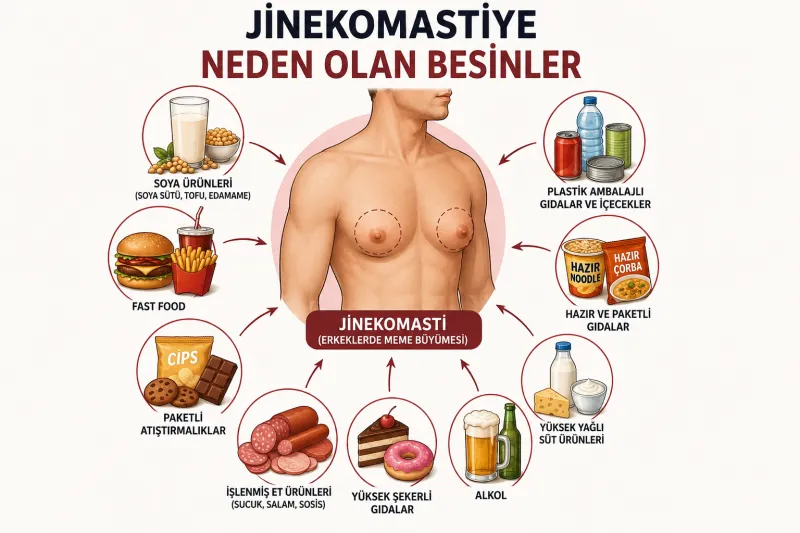 jinekomastiye neden olan besinler