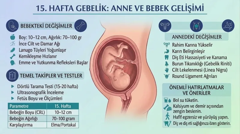 15 hafta gebelik