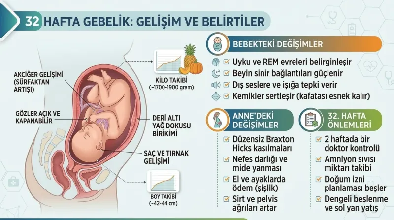 32 hafta gebelik