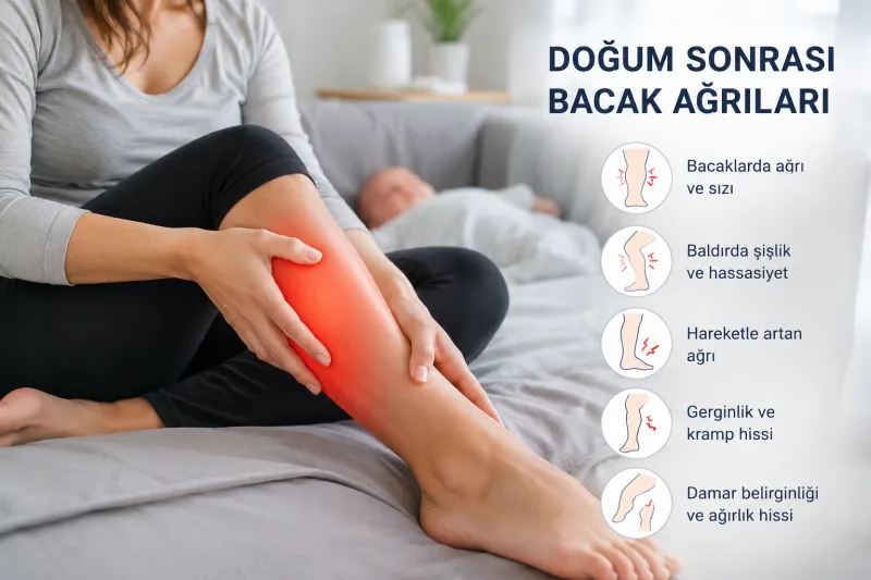 doğum sonrası bacak ağrısı