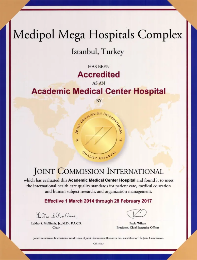Medipol Üniversitesi Hastanesi JCI tarafından akredite edildi.