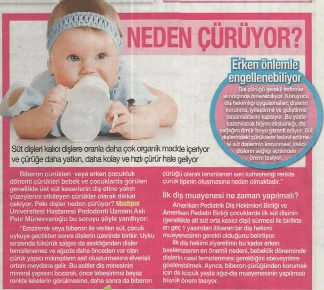 Çocukların dişleri neden çürür?
