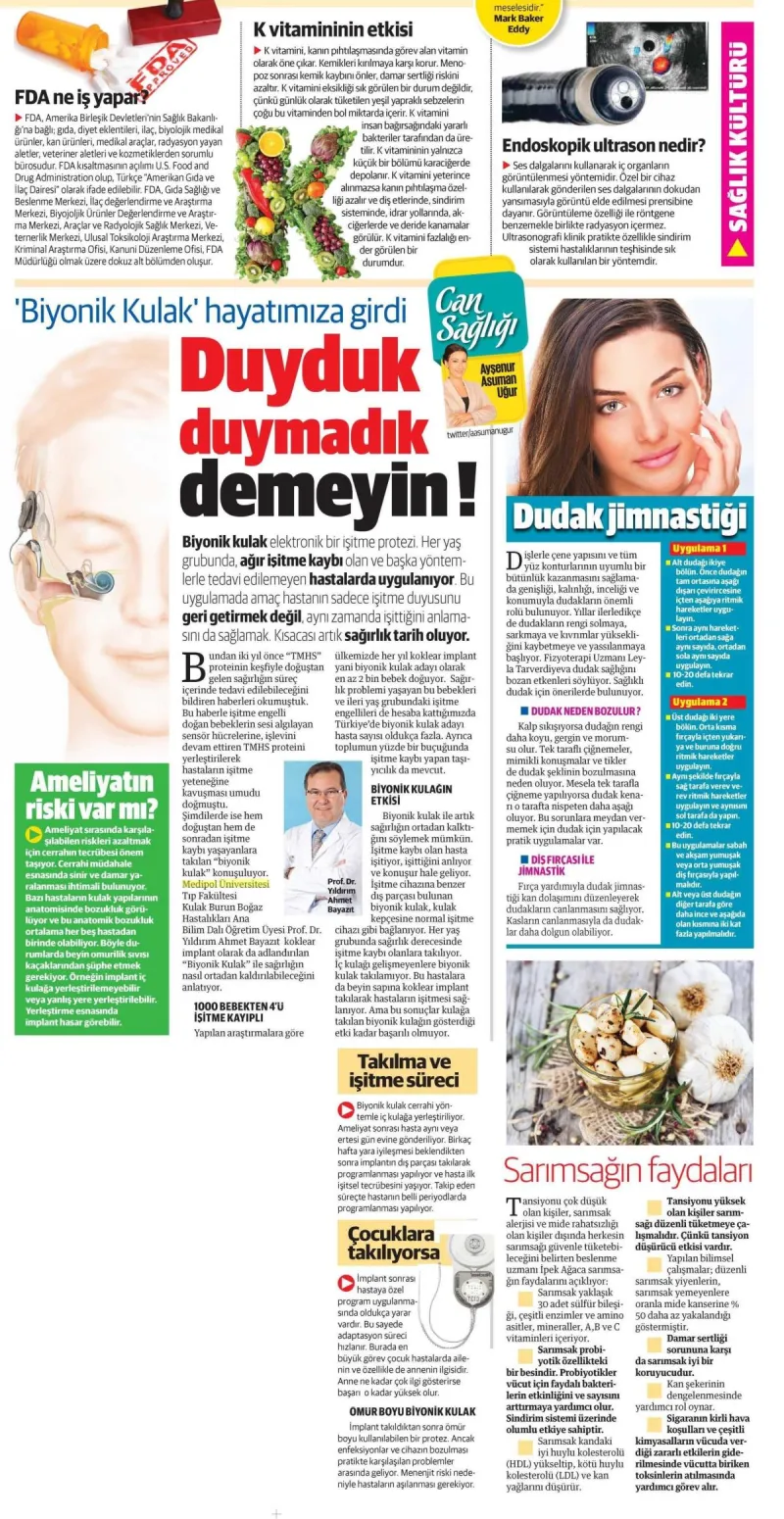 Duyduk duymadık demeyin !