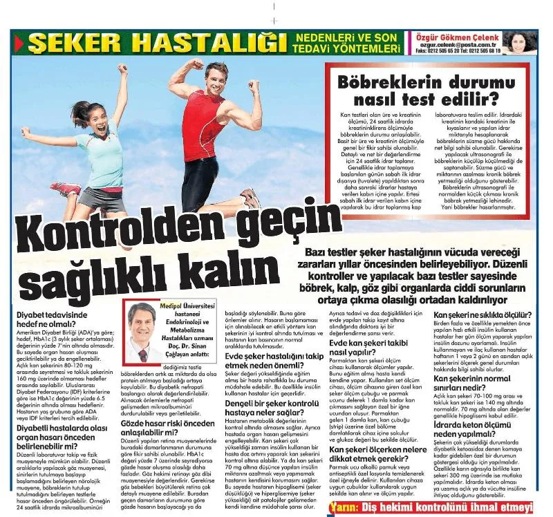 Kontrolden Geçin Sağlıklı Kalın